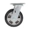 Vestil Rubber Swivel Caster 6 In. Diameter x 2 In. Width 771 Lb. Capacity Black/Gray CST-VE-6X2MRA-S - alternate 5